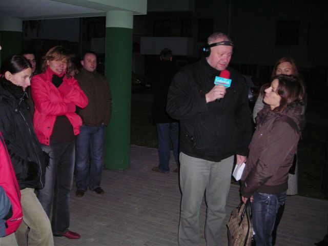 Radio Gdańsk - na żywo, przed blokiem n34 3 Radio Gdańsk - na żywo, przed blokiem n34 3