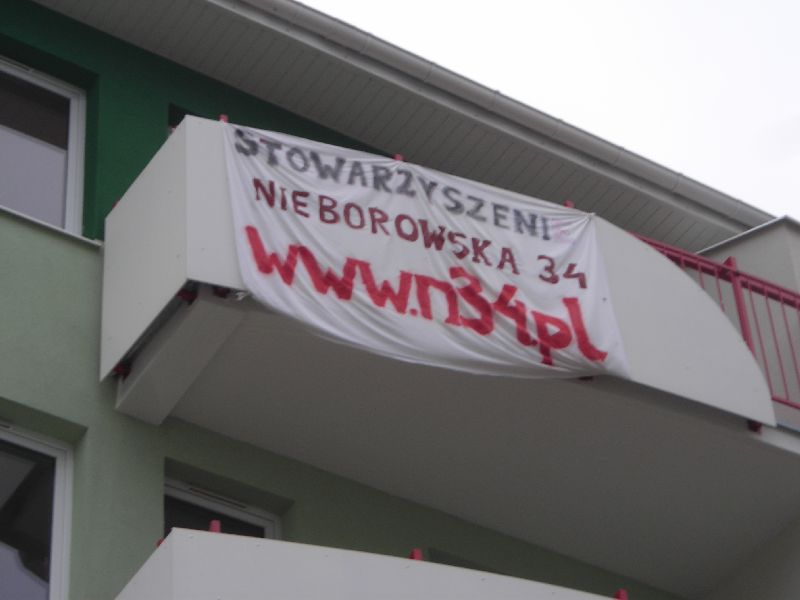 BMRnova transparenty n34 na bloku nieborowska 34 BMRnova transparenty n34 na bloku nieborowska 34