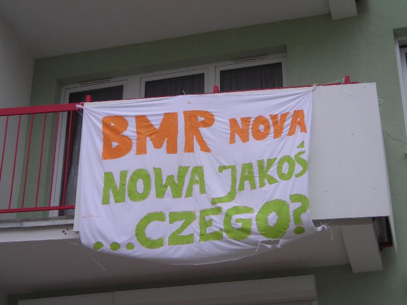 BMRnova transparenty n34 na bloku nieborowska 34