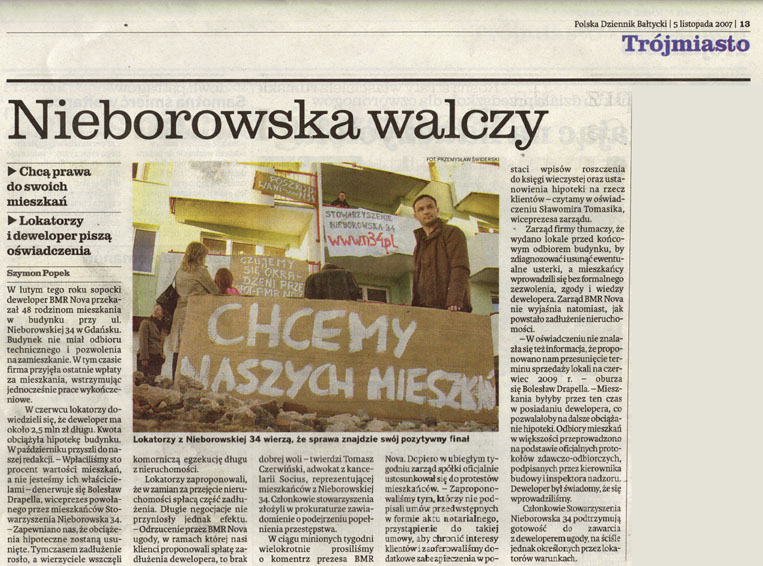 Publikacja w The Times Polska (Dziennik Ba�tycki)