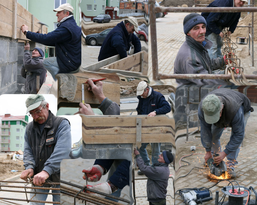 Budowa śmietnika - mały kolaż ;) Budowa śmietnika - mały kolaż ;)
